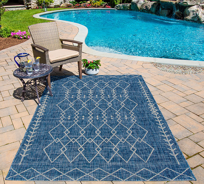 Villa Outdoor Rug Monaco Blue
