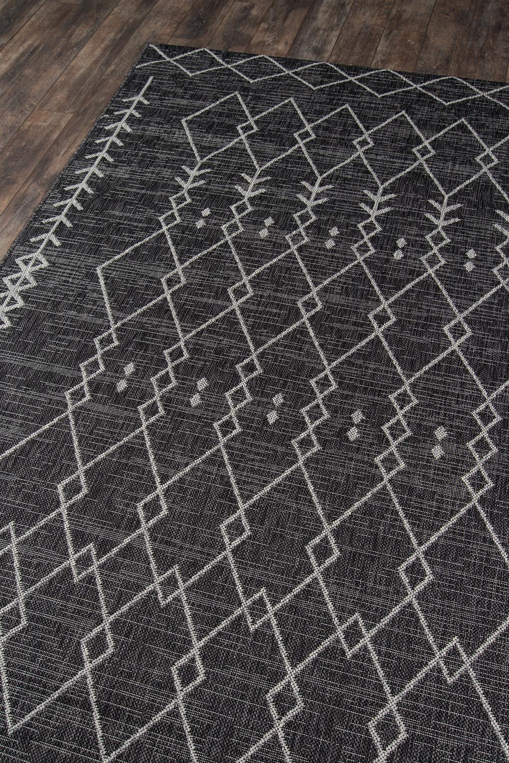 Villa Outdoor Rug Monaco Charcoal