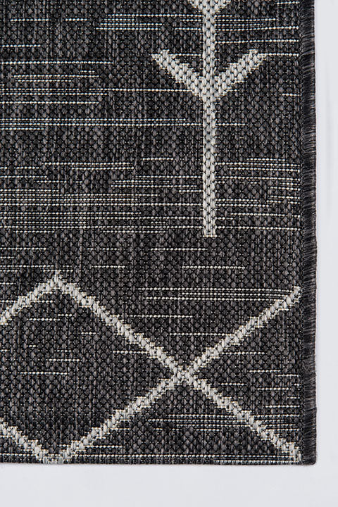 Villa Outdoor Rug Monaco Charcoal