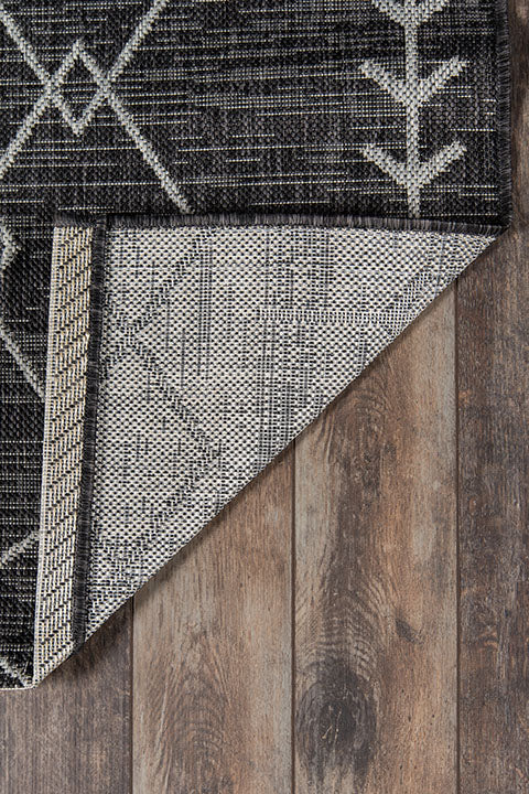 Villa Outdoor Rug Monaco Charcoal