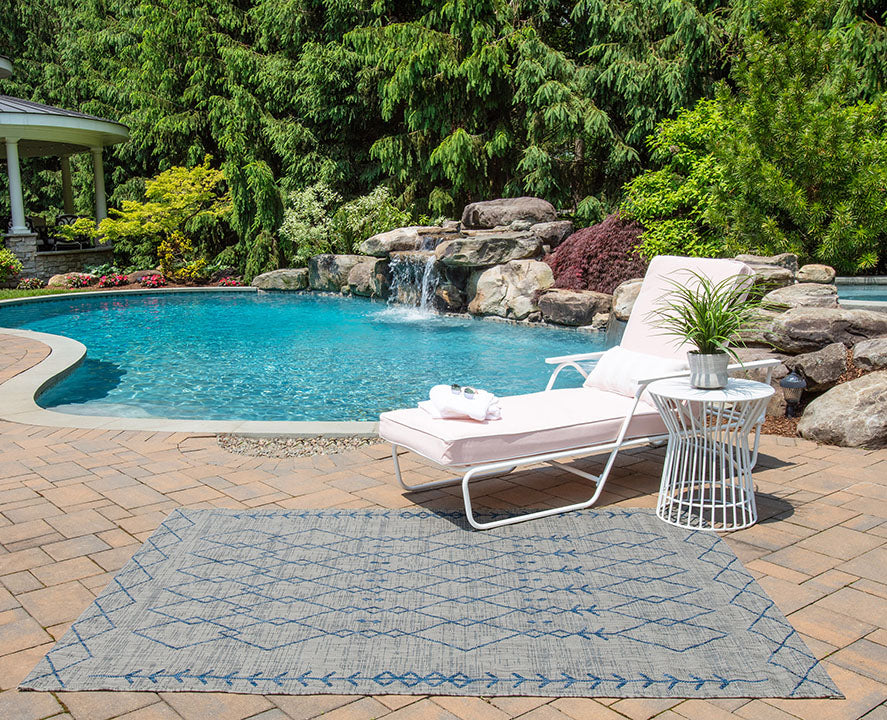 Villa Outdoor Rug Monaco Grey