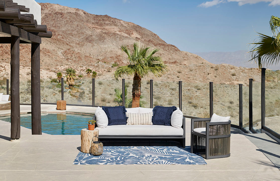 Villa Outdoor Rug Salerno Blue