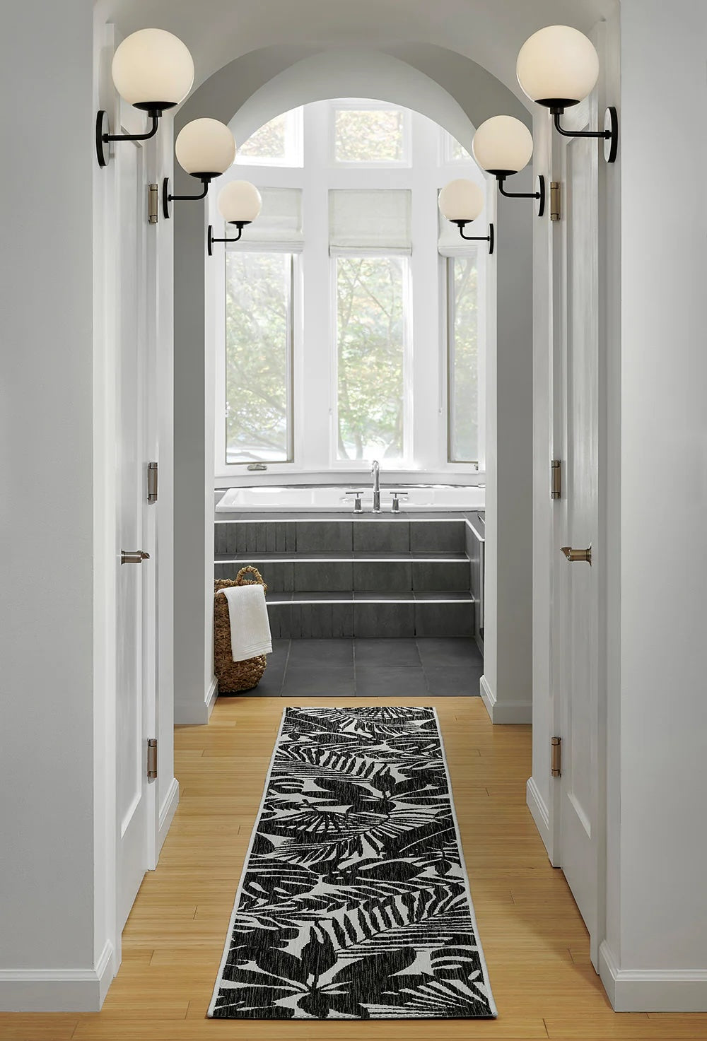 Villa Outdoor Rug Salerno Charcoal