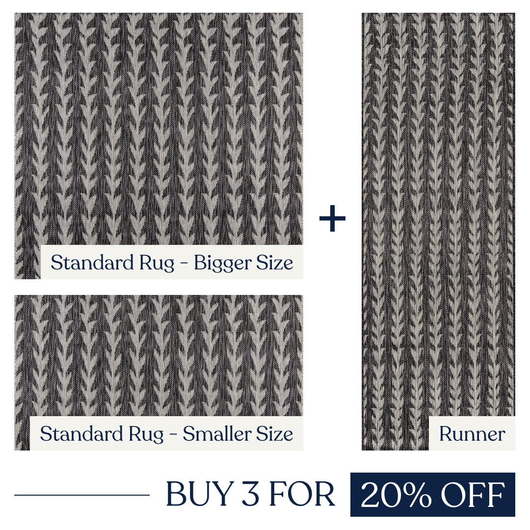 Villa Outdoor Rug Amalfi Charcoal