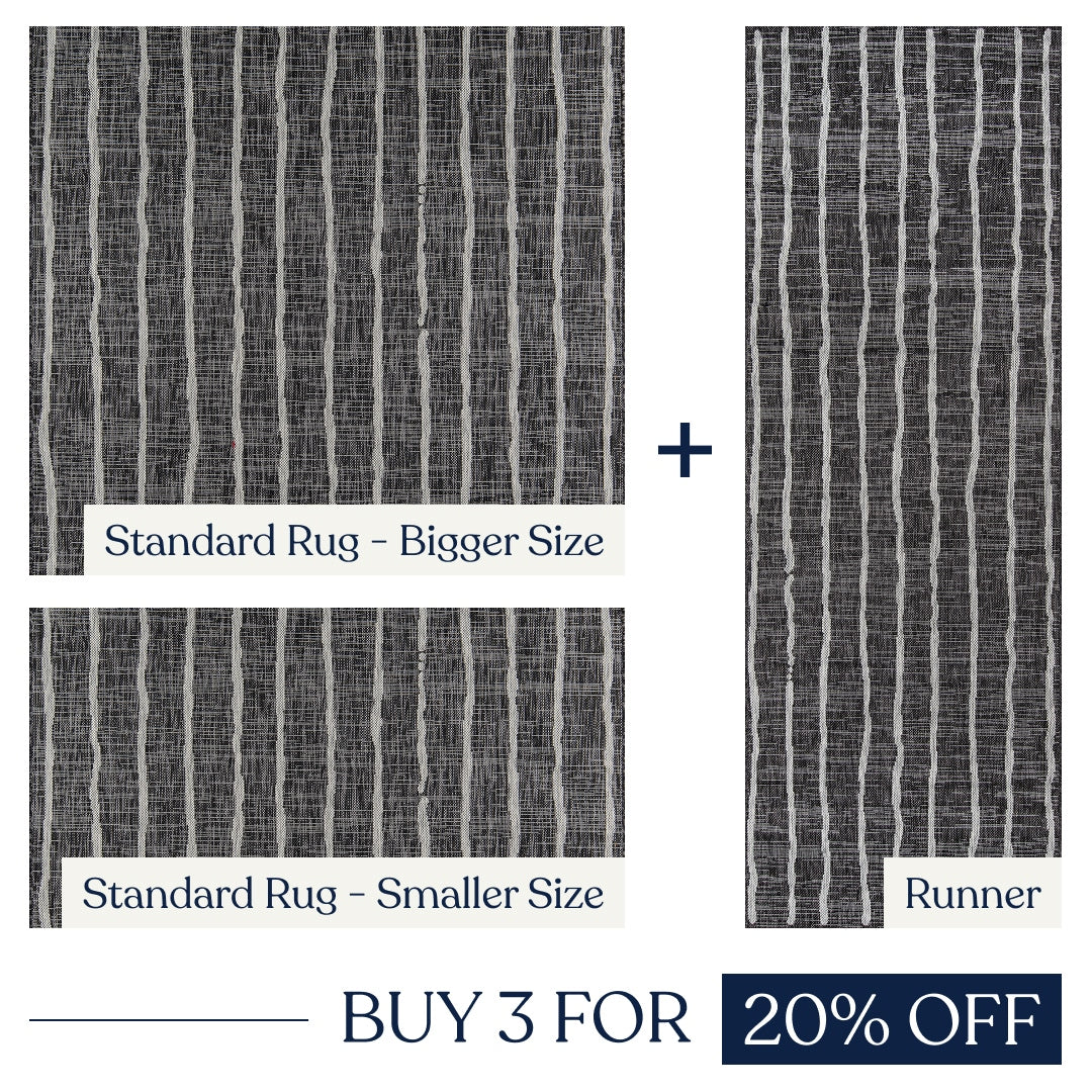 Villa Outdoor Rug Sicily Charcoal