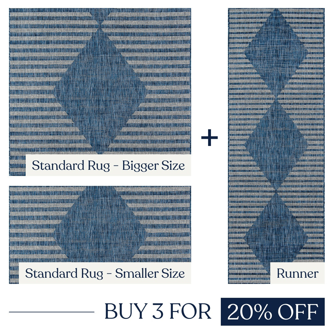 Villa Outdoor Rug Cavallo Blue
