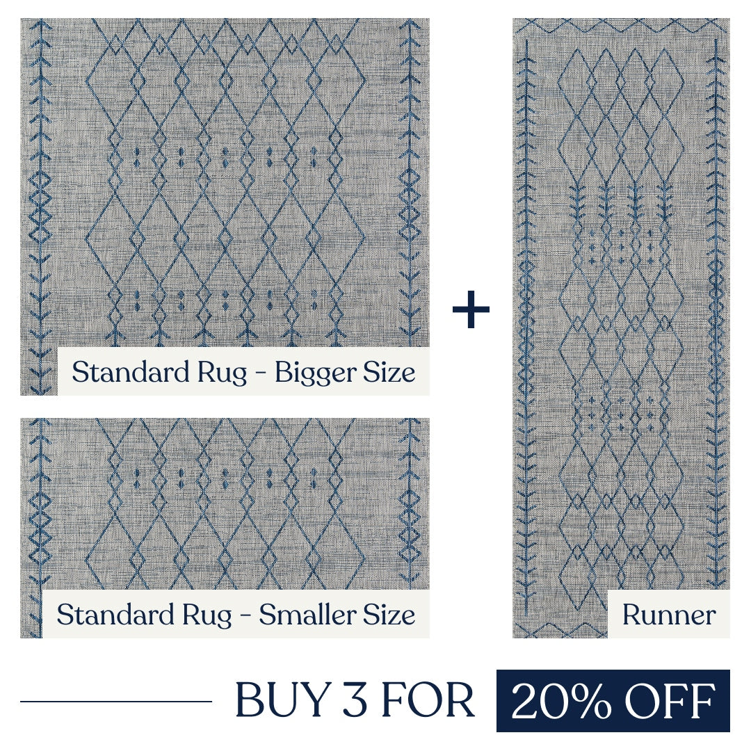 Villa Outdoor Rug Monaco Grey