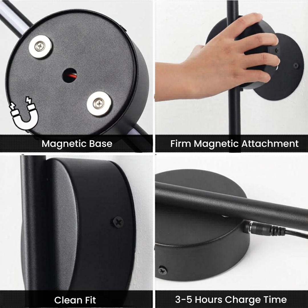 Rotatable Magnetic Wall Light