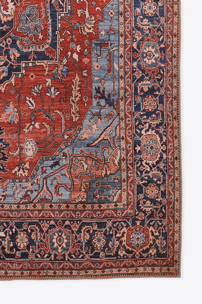 Afshar 37 Red Antique Wash Medallion Rug