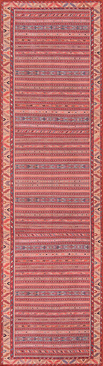 Afshar 5 Multi Antique Wash Tribal Rug