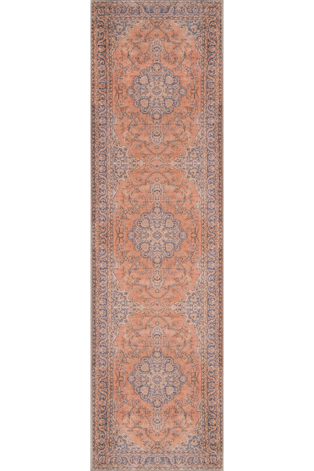 Afshar 11 Copper No-Shed Washable Rug