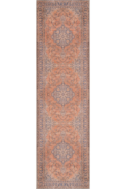 Afshar 11 Copper No-Shed Washable Rug