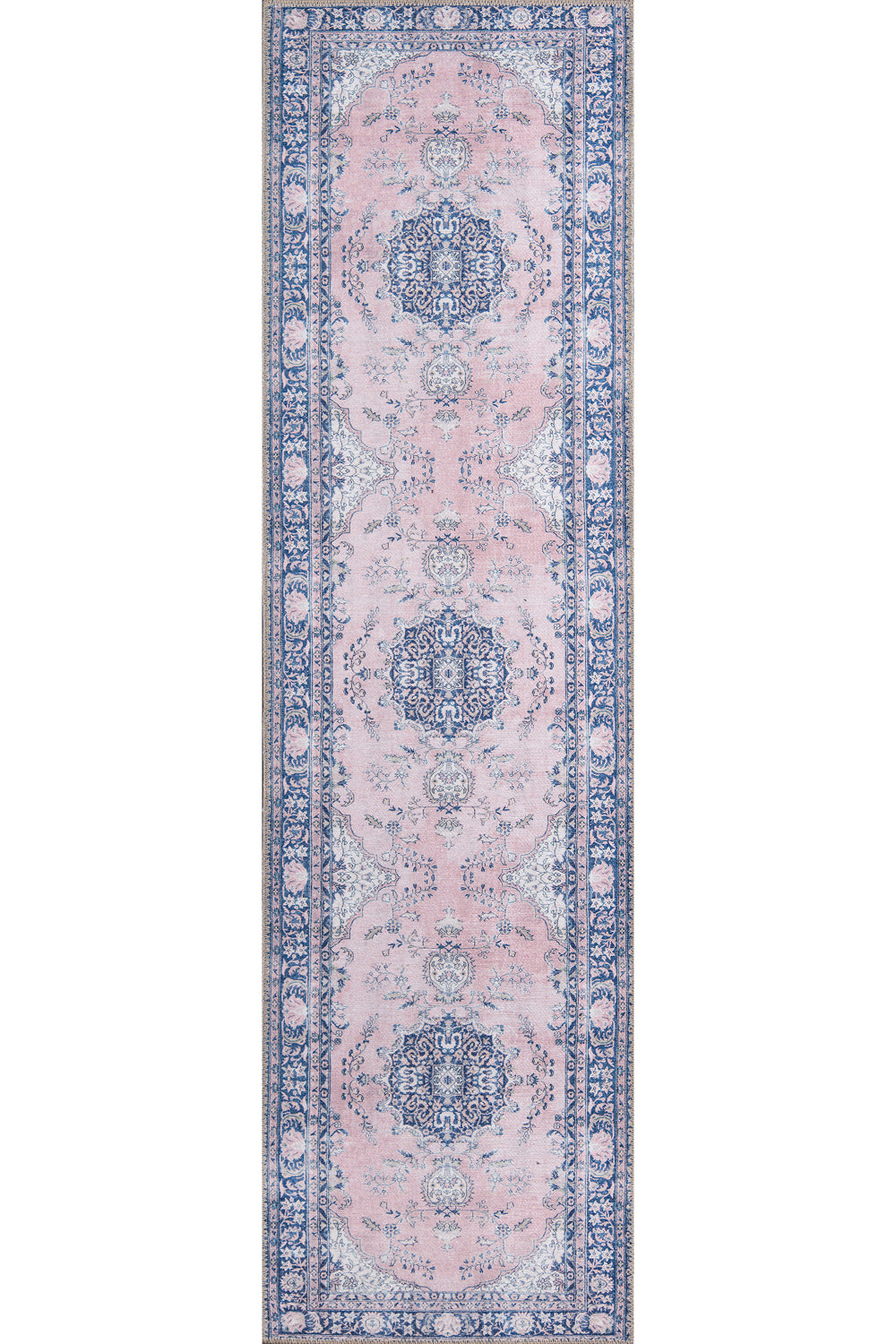 Afshar 30 Pink No-Shed Washable Rug