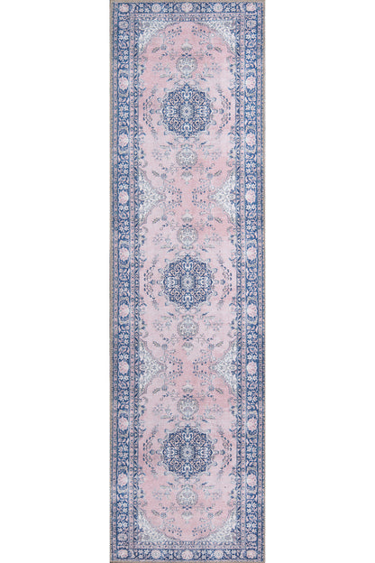 Afshar 30 Pink No-Shed Washable Rug
