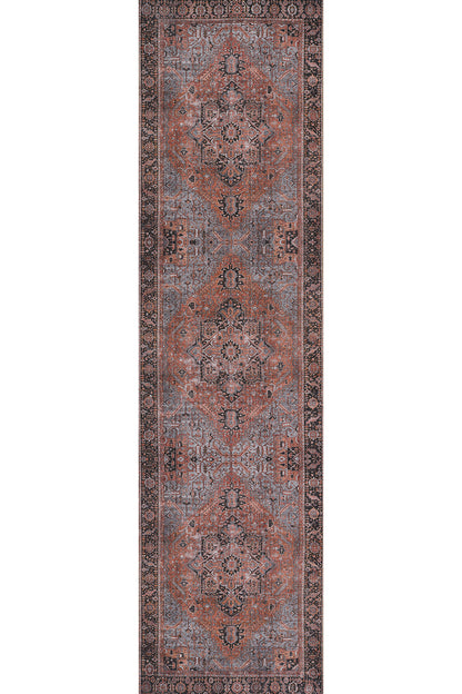Afshar 36 Copper No-Shed Washable Rug