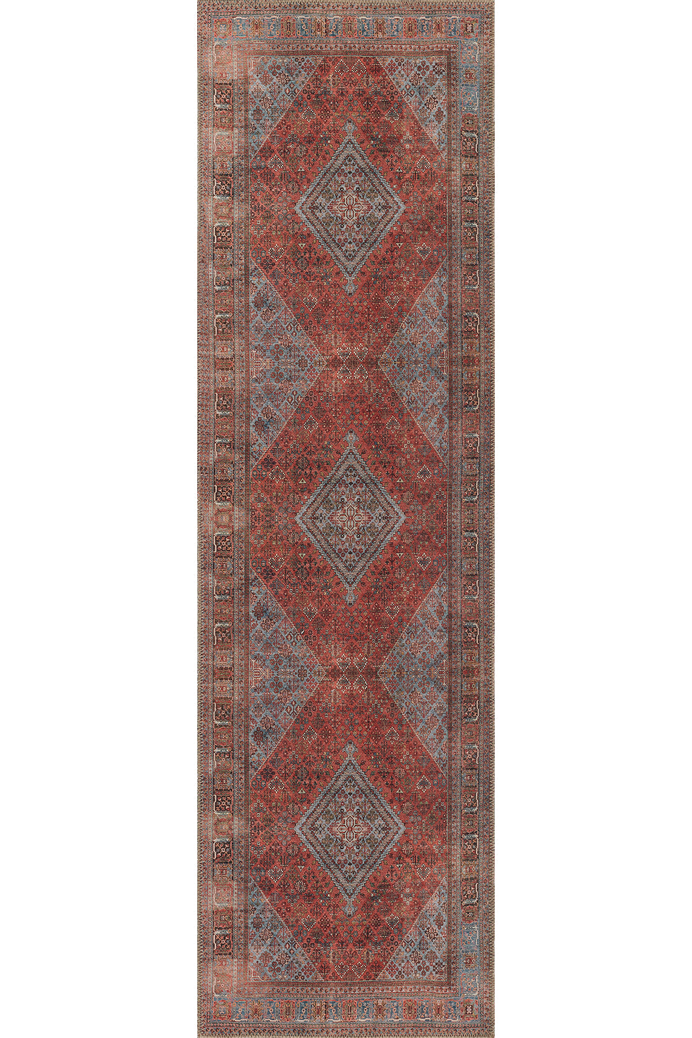 Afshar 38 Copper No-Shed Washable Rug