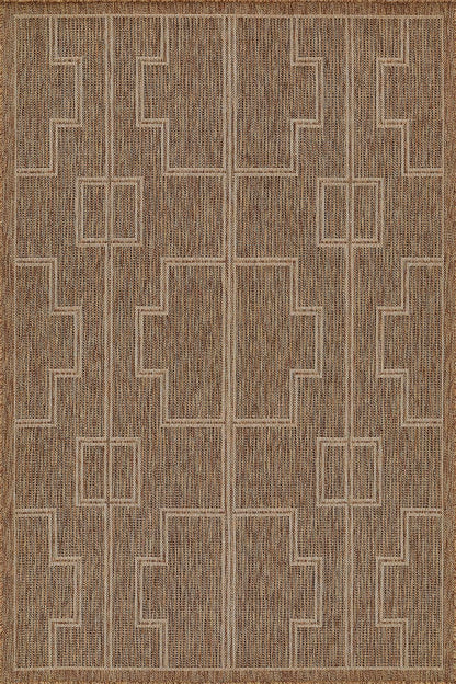 Hampton 1 Natural Moroccan Maze Rug
