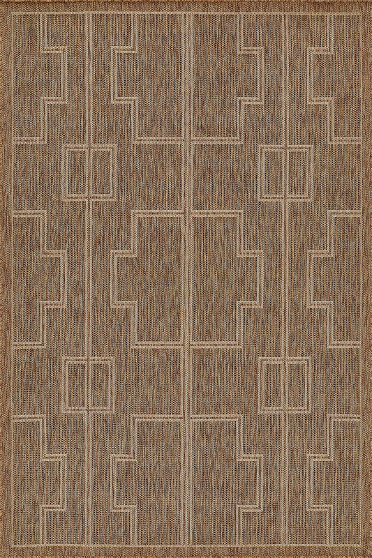 Hampton 1 Natural Moroccan Maze Rug