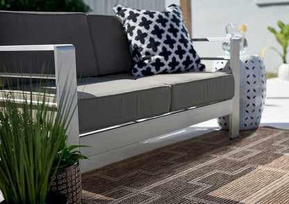 Hampton 1 Natural Moroccan Maze Rug