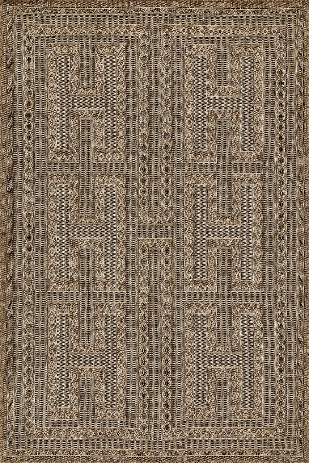 Hampton 2 Natural Moroccan Maze Rug