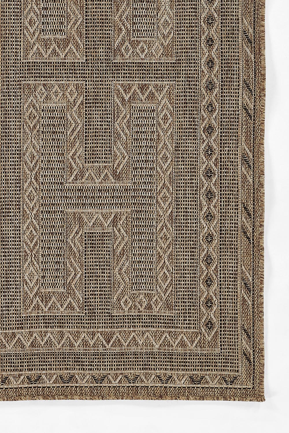Hampton 2 Natural Moroccan Maze Rug
