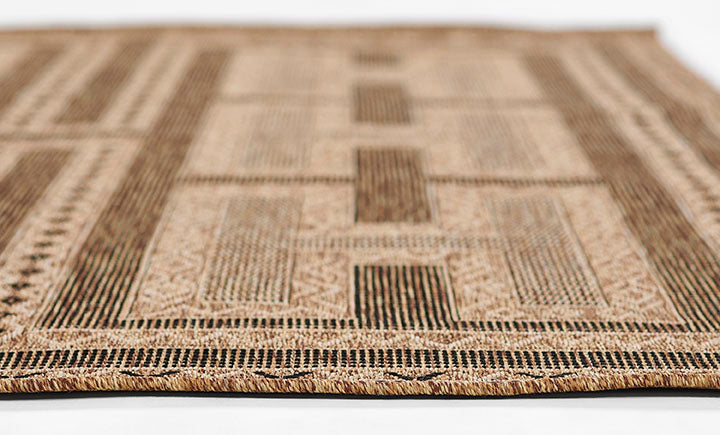Hampton 2 Natural Moroccan Maze Rug