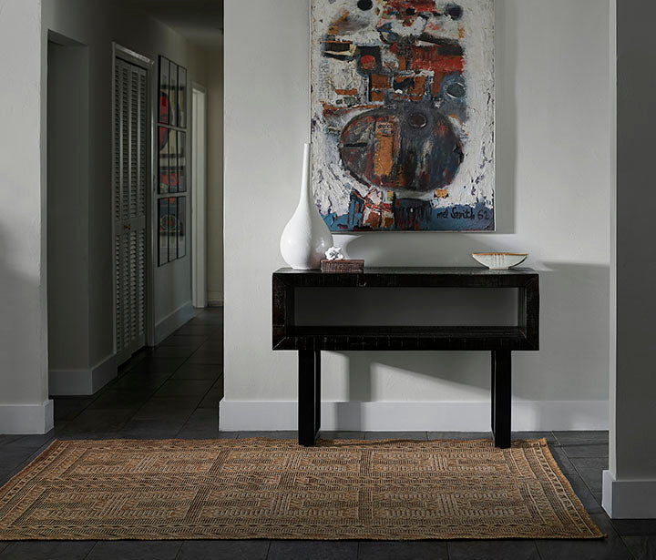 Hampton 2 Natural Moroccan Maze Rug
