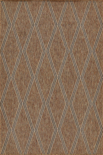 Hampton 5 Natural Moroccan Diamond Rug