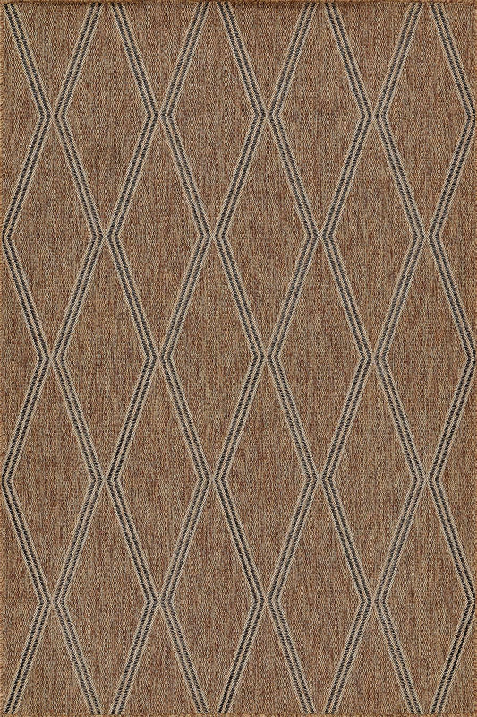 Hampton 5 Natural Moroccan Diamond Rug