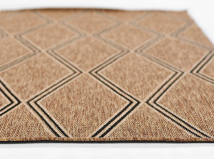 Hampton 5 Natural Moroccan Diamond Rug