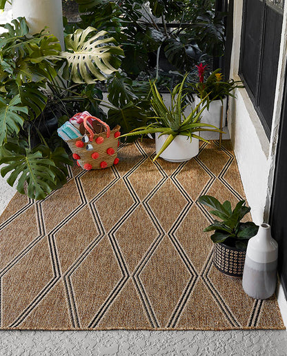 Hampton 5 Natural Moroccan Diamond Rug