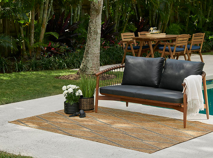 Hampton 5 Natural Moroccan Diamond Rug