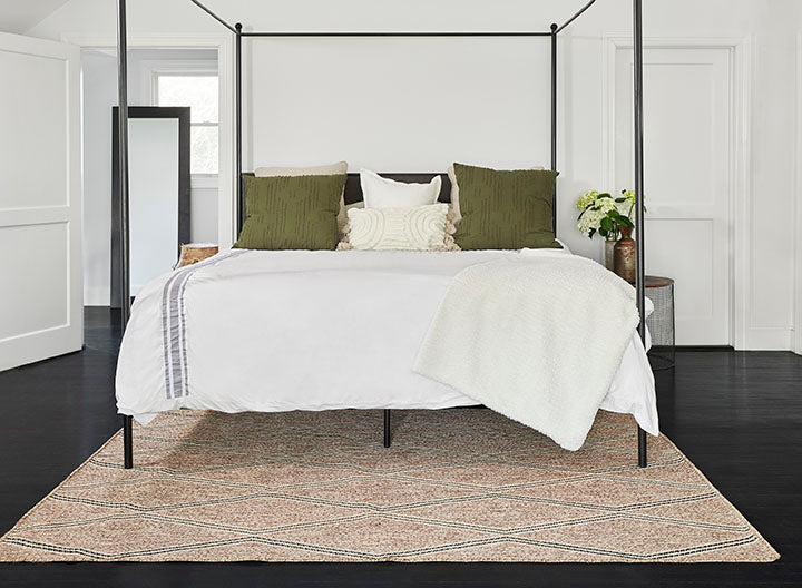 Hampton 6 Natural Moroccan Tuareg Stripe Rug