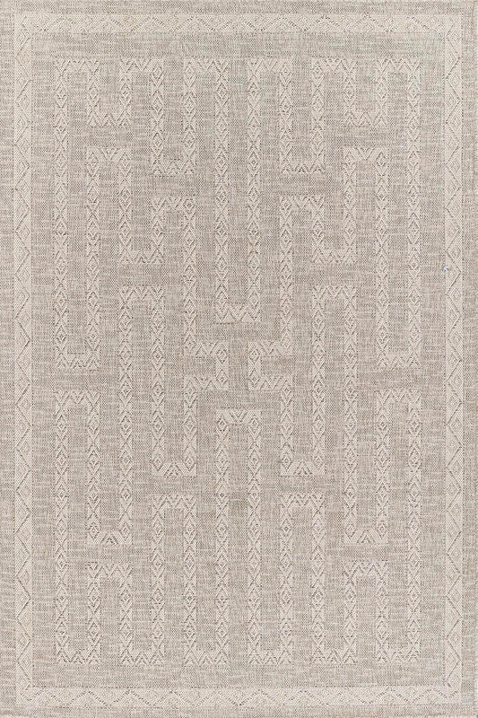 Hampton 8 Grey Moroccan Geometric Rug
