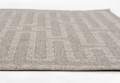 Hampton 8 Grey Moroccan Geometric Rug