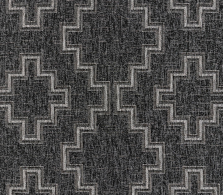 Hampton 9 Black Moroccan Tuareg Cross Rug