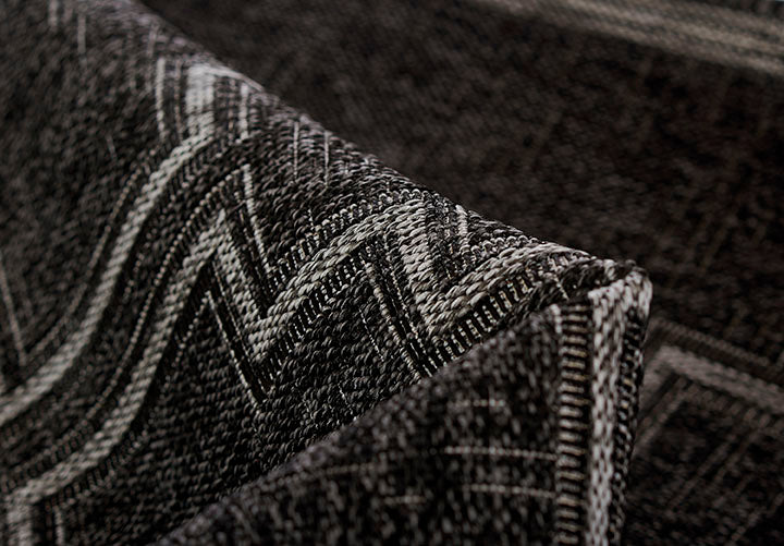 Hampton 9 Black Moroccan Tuareg Cross Rug