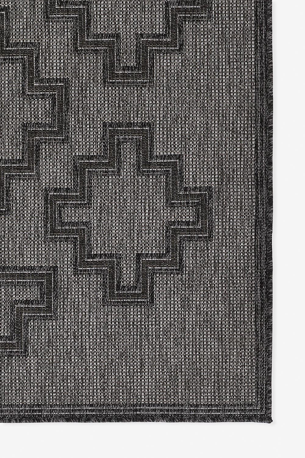 Hampton 9 Charcoal Moroccan Tuareg Cross Rug