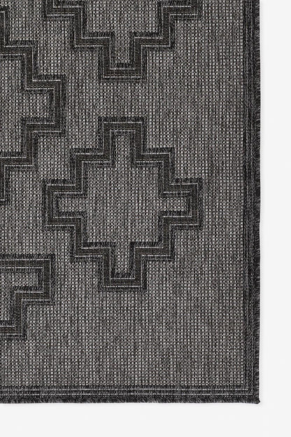 Hampton 9 Charcoal Moroccan Tuareg Cross Rug