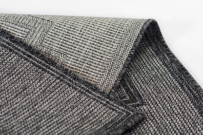 Hampton 9 Charcoal Moroccan Tuareg Cross Rug