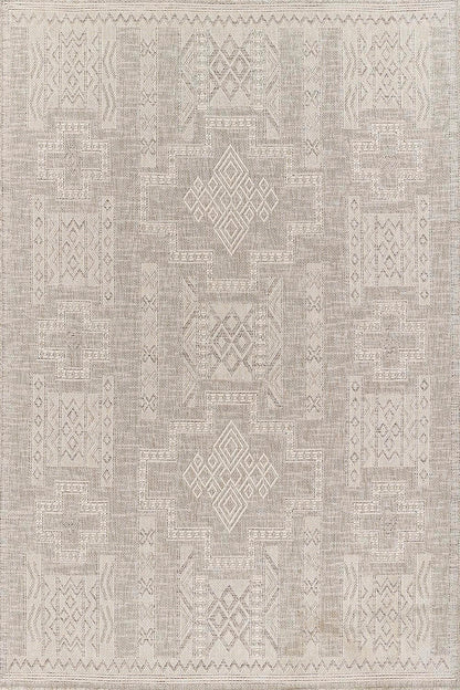 Hampton 10 Grey Moroccan Zigzag Rug