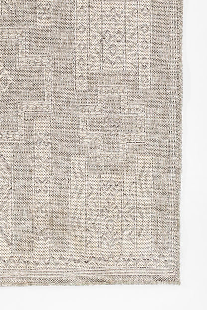 Hampton 10 Grey Moroccan Zigzag Rug