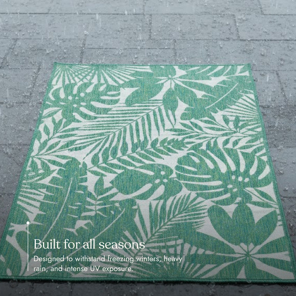 Villa Outdoor Rug Salerno Green - Hose-Washable