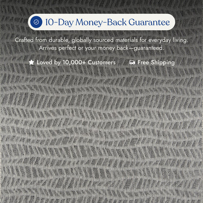 Villa Outdoor Rug Emilia Grey - Hose-Washable & Stain-Resistant