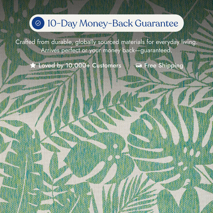 Villa Outdoor Rug Salerno Green - Hose-Washable