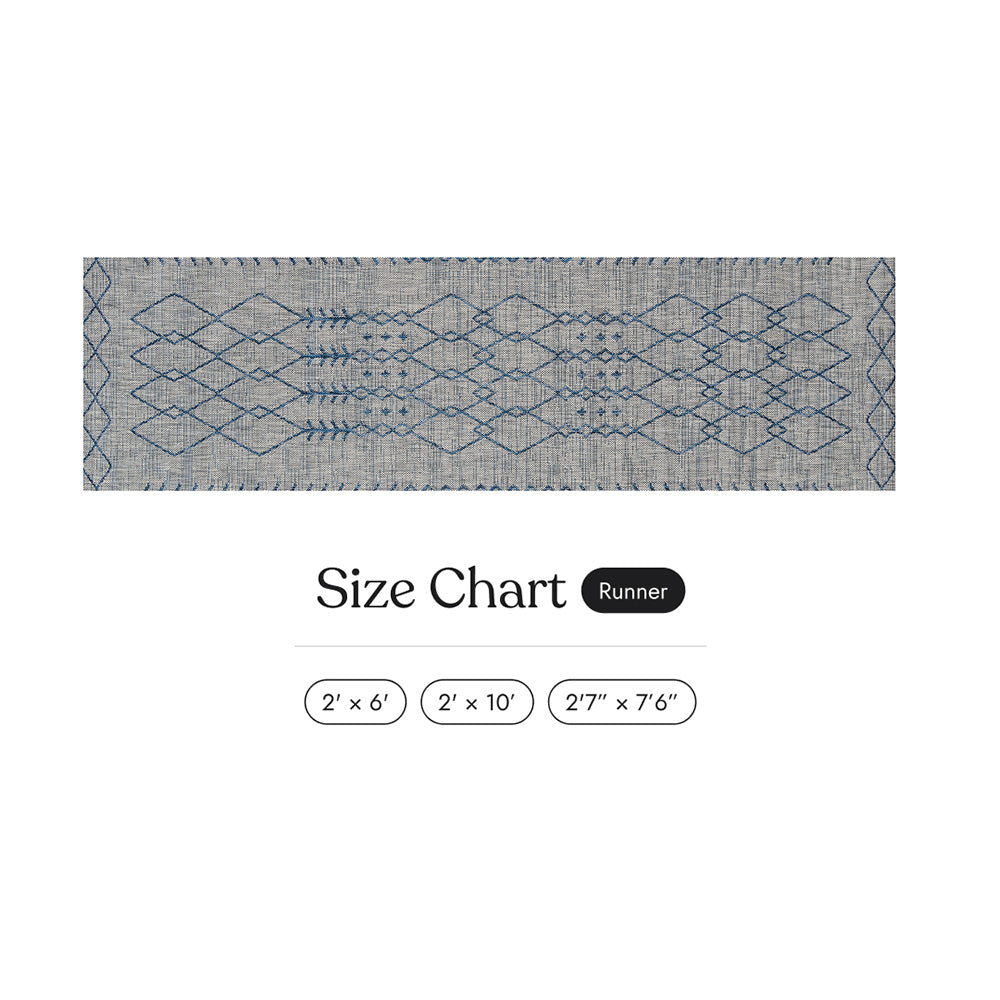 Villa Outdoor Rug Monaco Grey - Hose-Washable