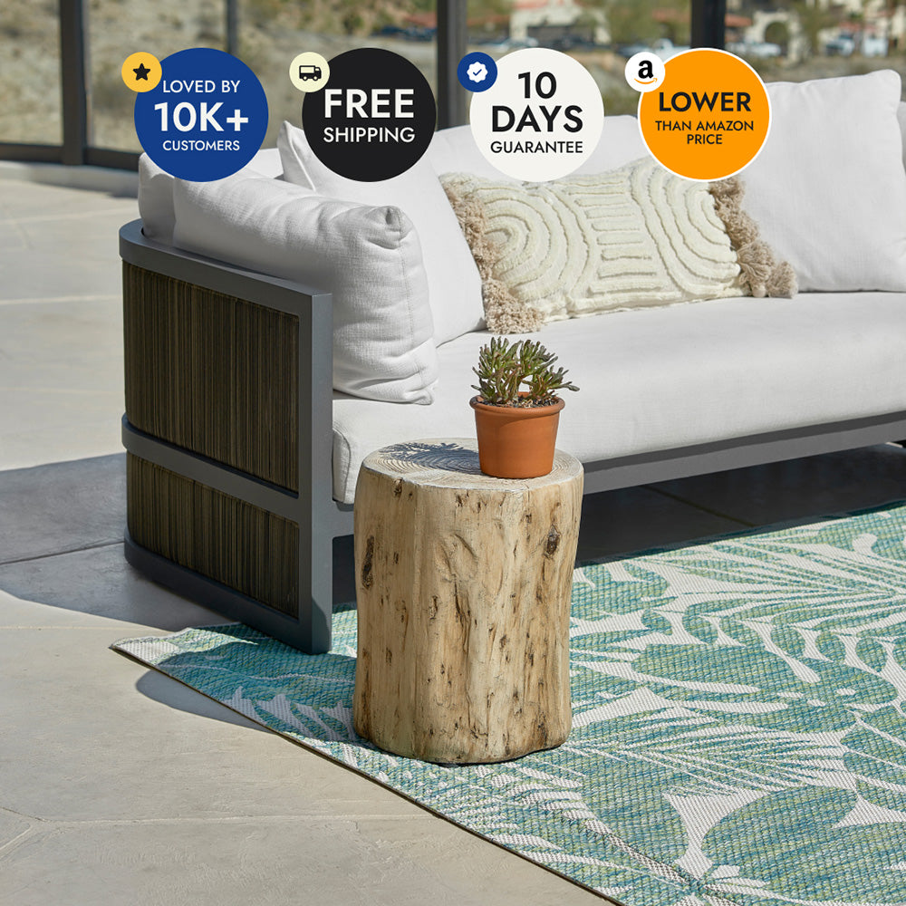 Villa Outdoor Rug Salerno Green - Hose-Washable