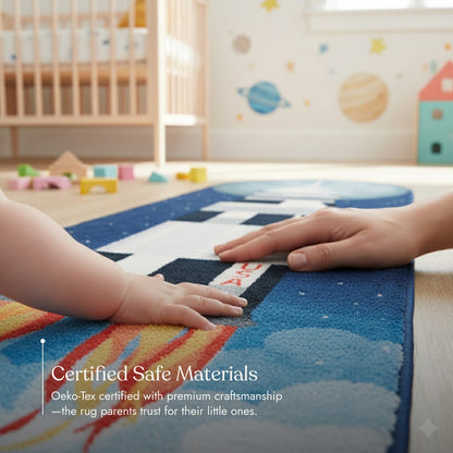 Kids Rocket Rug
