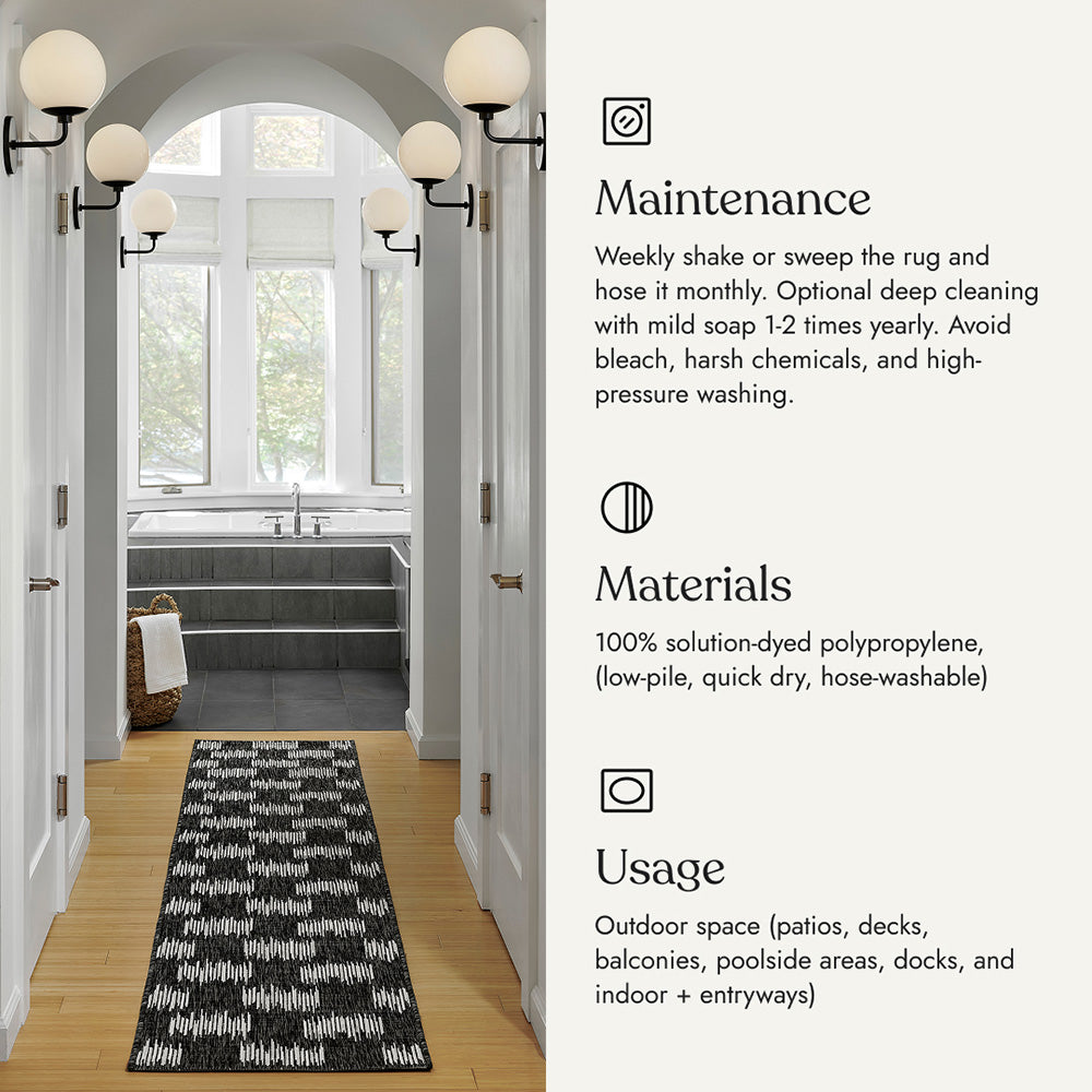 Villa Outdoor Rug Turin - Hose-Washable