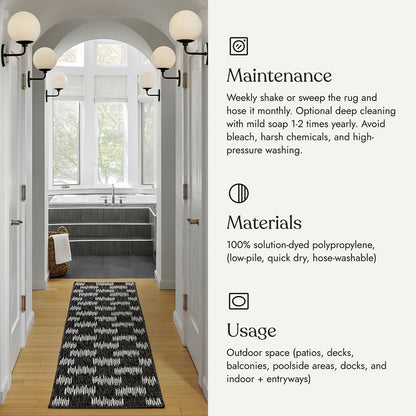 Villa Outdoor Rug Turin - Hose-Washable